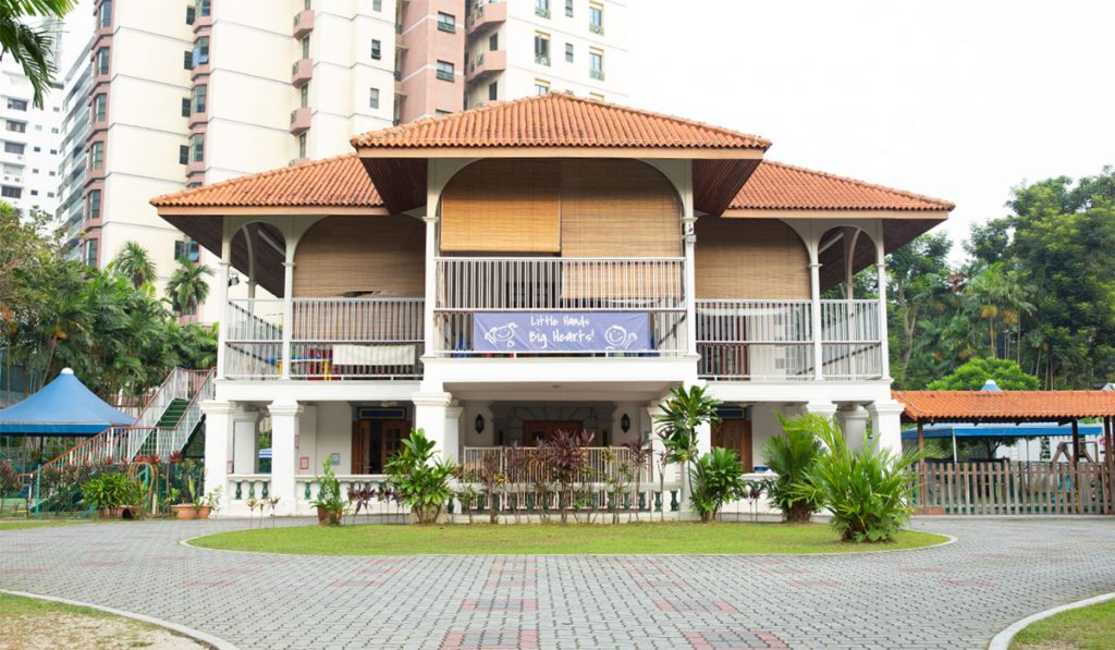 A spacious preschool compound