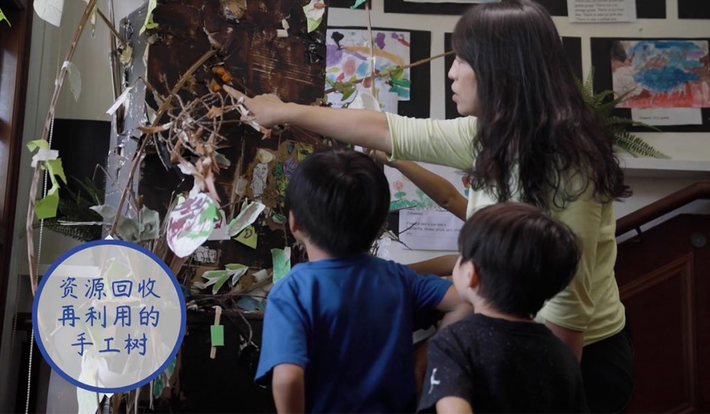 Teacher Guiding Students