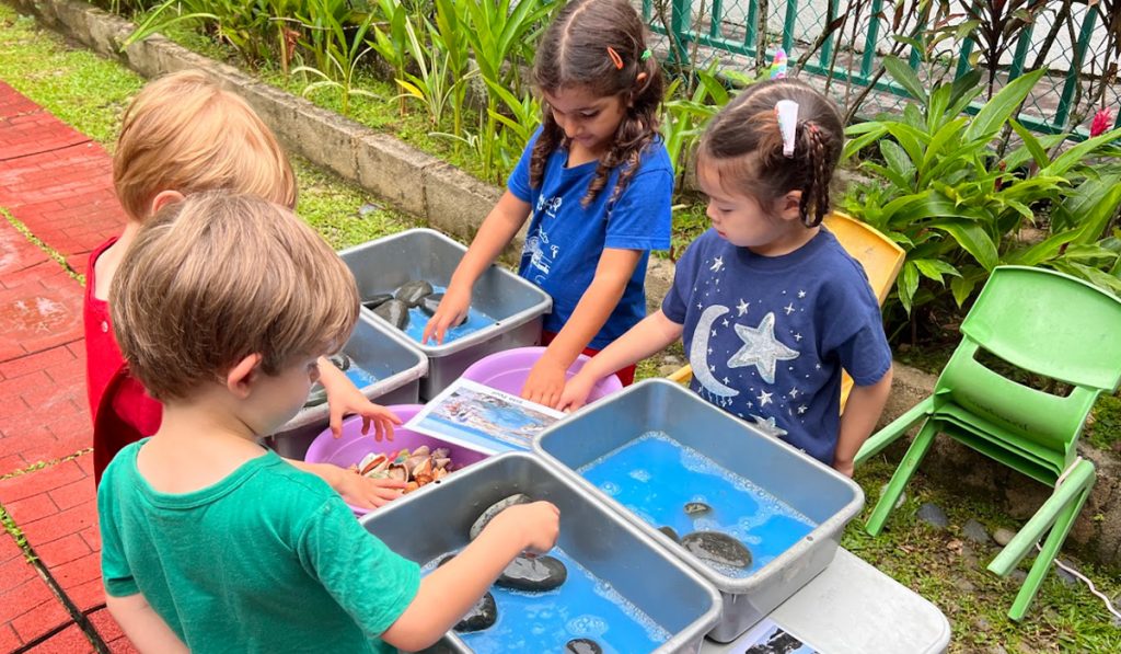A Preschool Sensory Class In Session